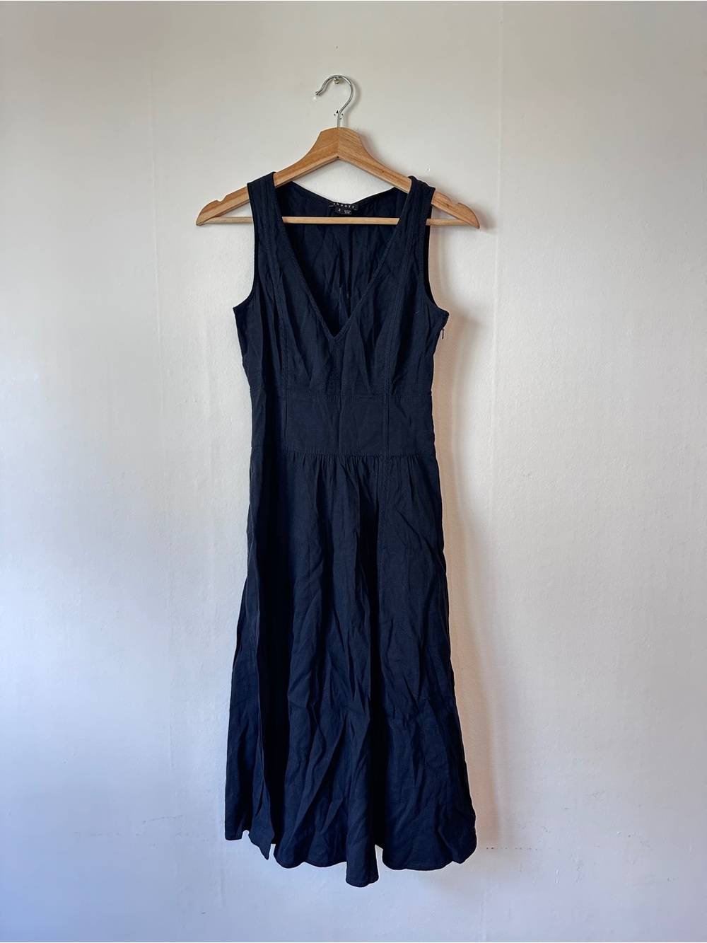 NEW Theory Linen Corset Dress